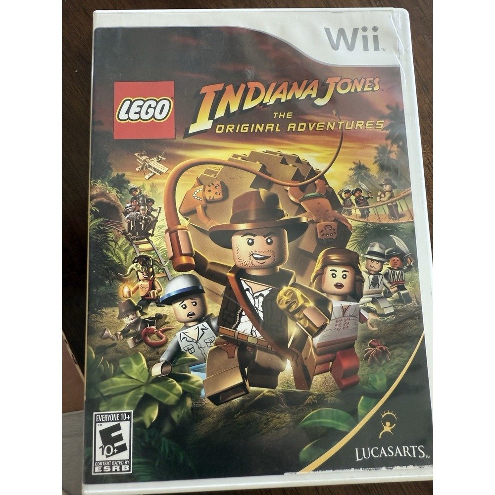 Wii‎ LEGO Indiana Jones The Original Adventures With Instruction Manual